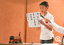 大本 航太郎くん（コピーカー）狭山池前教室/中学1年生