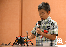 奥井 悠真くん（セアカゴケ蜘蛛ロボット）狭山池前教室/小学5年生