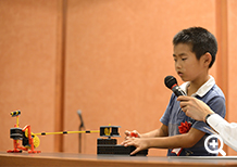 加藤 利大くん（ダチョウロボット）名古屋西　下萱津教室/小学3年生