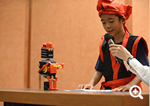 砂川 晄駕くん（エイサー太鼓ロボ）とまり教室/小学3年生