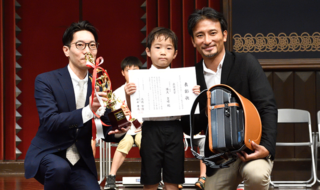 プライマリーコースの部　最優秀賞 愛知・大高青山教室 勝又 皇晴君（年長）作品名「はっしーくん」画像01