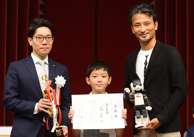 大阪・狭山池前教室／出張 幸樹君（小5）