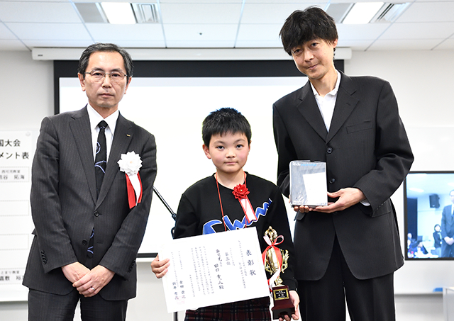 岐阜県　西可児教室　田口 貴人君 （13歳）写真