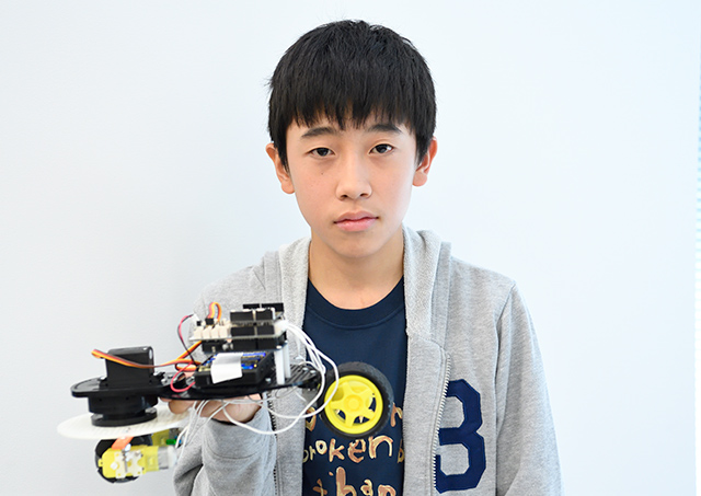 東京都　みなみ野教室　大西 航君（中1）写真