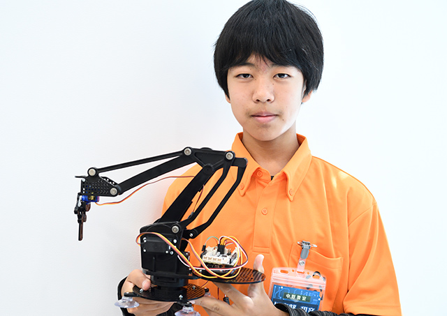 東京都　中野教室　川奈部 和音君（中3）写真