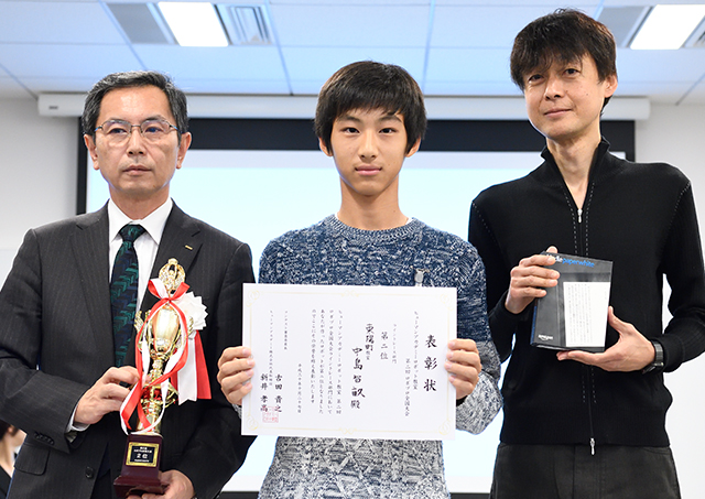東京都　東陽町教室　中島 智畝君（14歳）写真