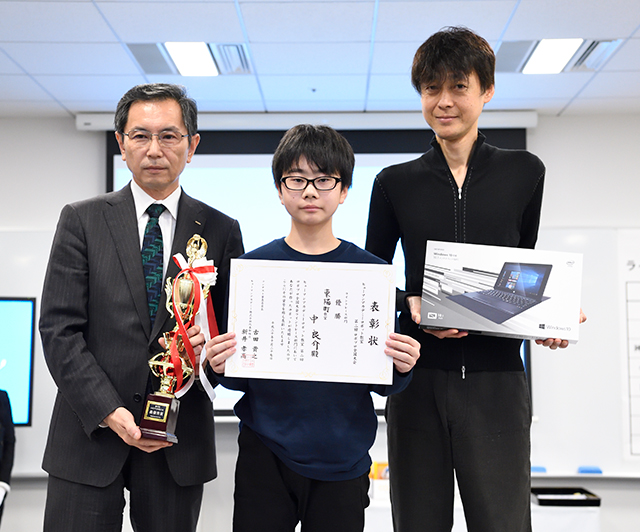 東京都　東陽町教室　中 良介君（中2）写真1