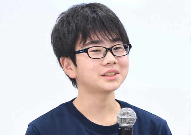 東京都　東陽町教室　中 良介君（中2）写真3