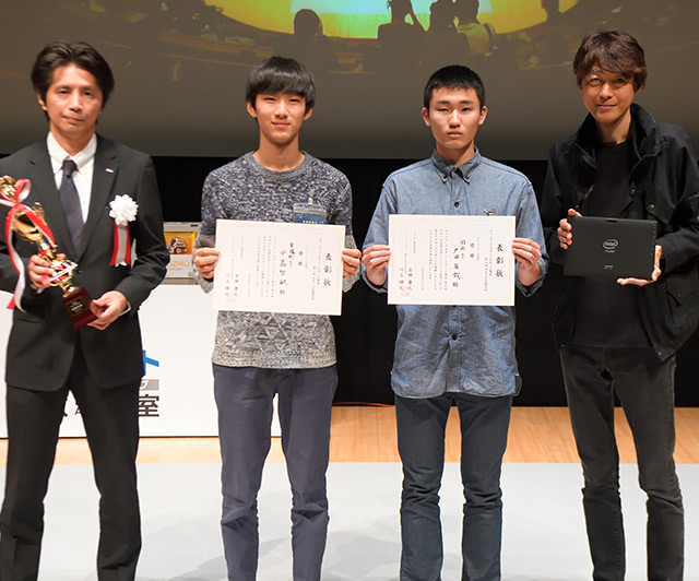 愛知県　国府教室  戸田 有哉さん（中3）東京都　東陽町教室　中島 智畝さん（中3）写真1