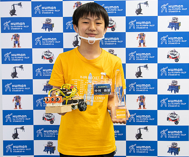 大阪府 狭山池前教室/中学2年生（14歳）中村 倫晟（なかむら りせい）さん