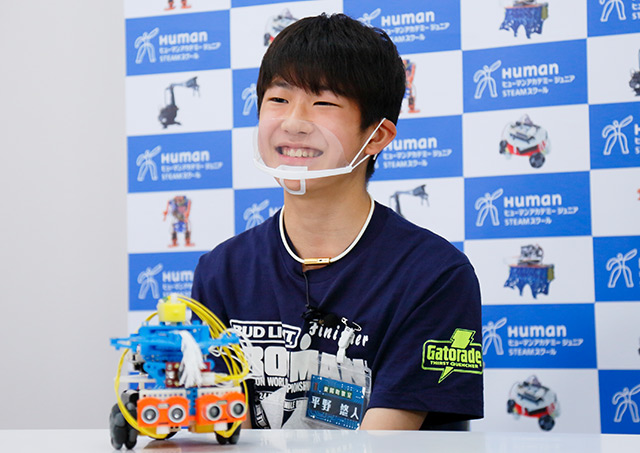 東京都 東陽町教室/中学1年生（13歳）平野 悠人（ひらの ゆうと）さん